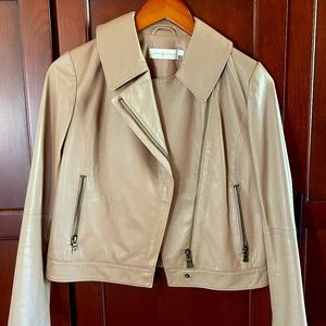 Tory Burch blush leather jacket